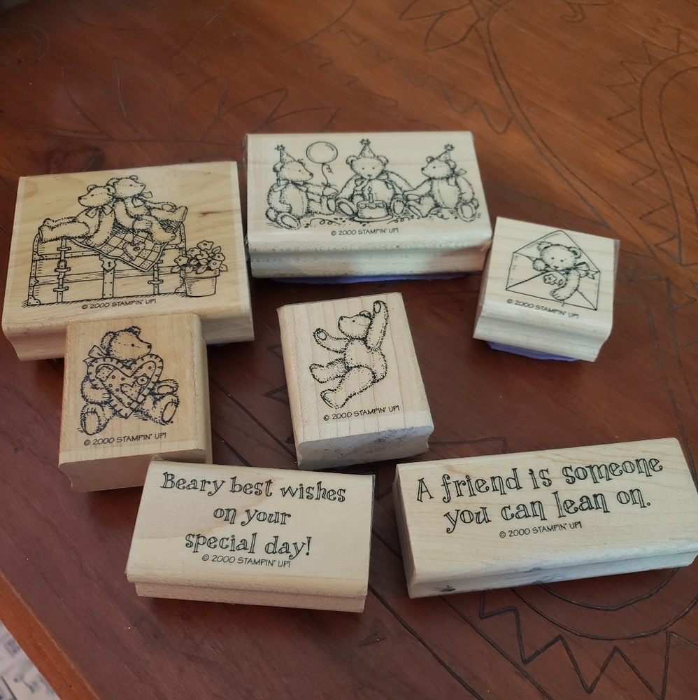 STAMPIN UP BEAR SET